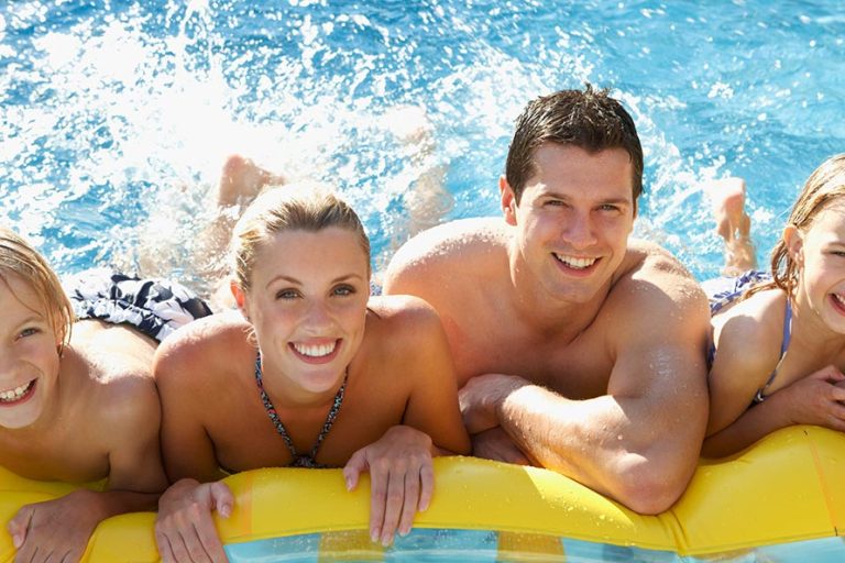family-in-pool
